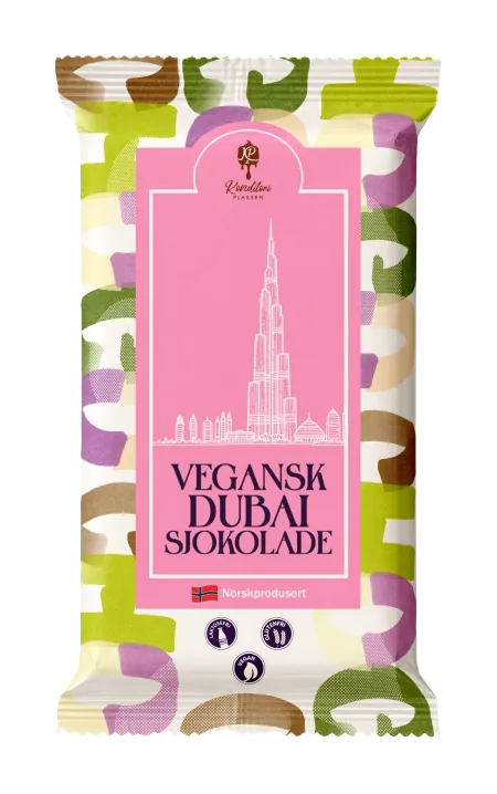 Vegansk Dubaisjokolade 200 g med pistasj